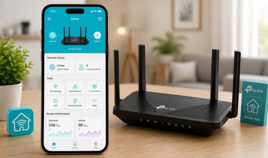 TP-Link Tether App Setup