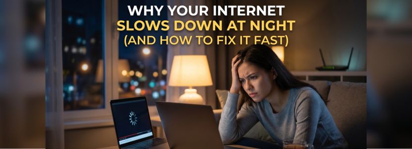 Internet Slows Down at Night