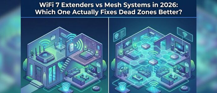 WiFi 7 Extenders vs Mesh Systems