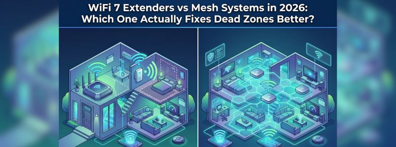 WiFi 7 Extenders vs Mesh Systems